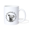 Border Terrier Print Coffee/Tea Mug - white