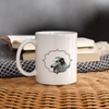Borzoi Dog Print Coffee/Tea Mug - white