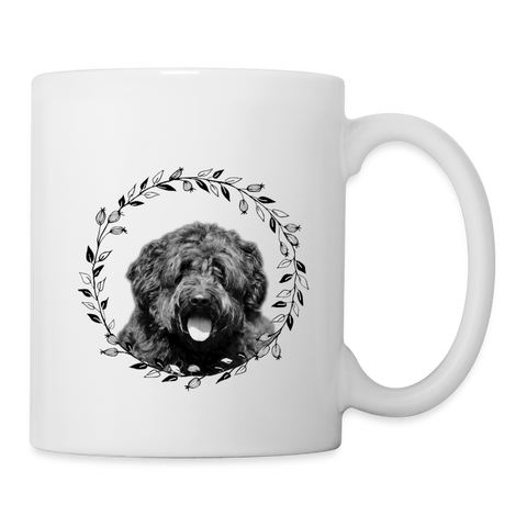 Bouvier des Flandres Print Coffee/Tea Mug - white