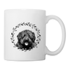 Bouvier des Flandres Print Coffee/Tea Mug - white