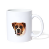 Boxer Dog Print Coffee/Tea Mug - white