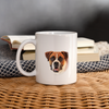 Boxer Dog Print Coffee/Tea Mug - white