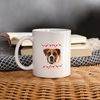 Boxer With Heart Print Coffee/Tea Mug - white