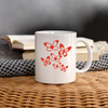 Butterfly Print Coffee/Tea Mug - white