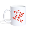 Butterfly Print Coffee/Tea Mug - white