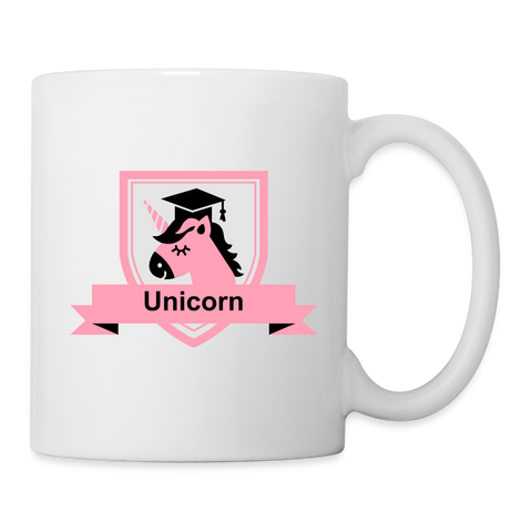 Unicorn Art Print Coffee/Tea Mug - white