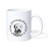 Cute Briard Print Coffee/Tea Mug - white