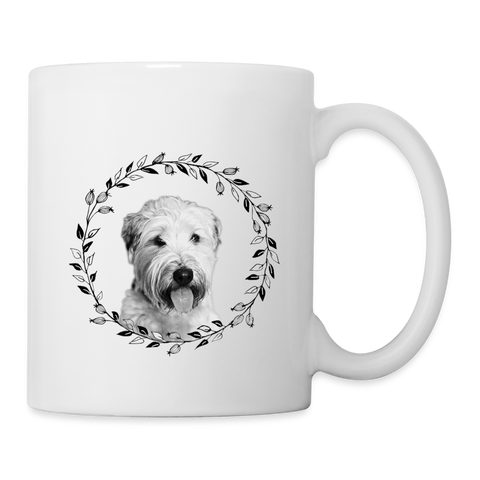 Cute Briard Print Coffee/Tea Mug - white