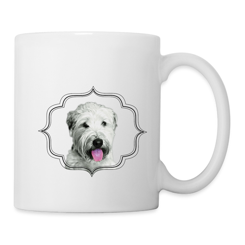 Briard Print Coffee/Tea Mug - white