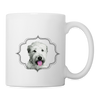 Briard Print Coffee/Tea Mug - white