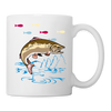 Fish Print Coffee/Tea Mug - white