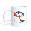 Fish Print Coffee/Tea Mug - white