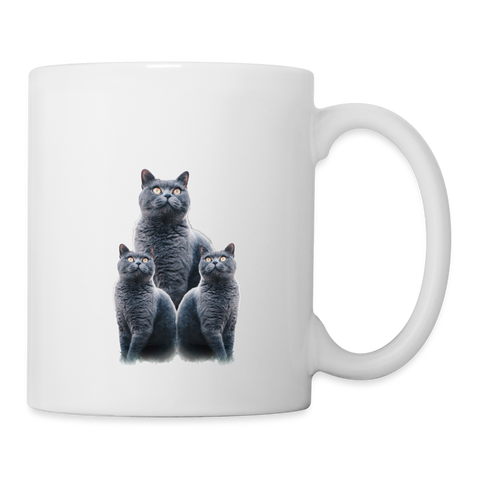Lovely British Shorthair Cat Print Coffee/Tea Mug - white