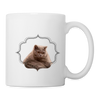 British Shorthair Cat Print Coffee/Tea Mug - white