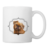 Brussels Griffon Print Coffee/Tea Mug - white