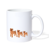 Cute Brussels Griffon Print Coffee/Tea Mug - white