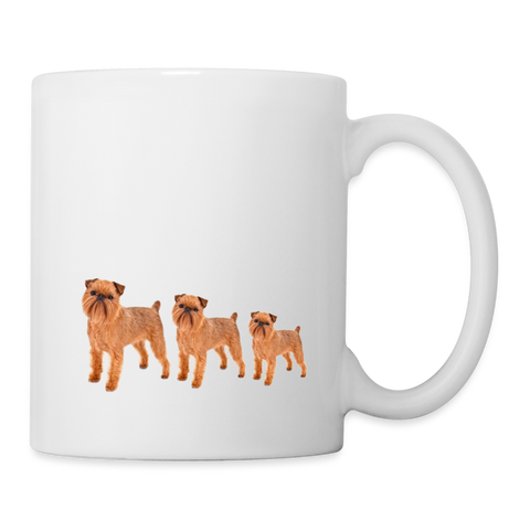 Cute Brussels Griffon Print Coffee/Tea Mug - white