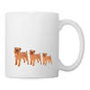 Cute Brussels Griffon Print Coffee/Tea Mug - white