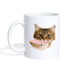 Siberian cat Face Print Coffee/Tea Mug - white