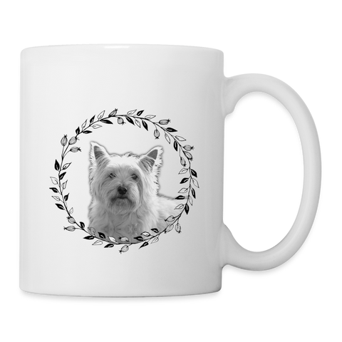 Lovely Cairn Terrier Print Coffee/Tea Mug - white