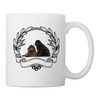 Newfoundland Dog Print Coffee/Tea Mug - white