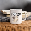 I Love My Spaniel Print Coffee/Tea Mug - white