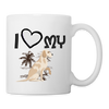 I Love My Spaniel Print Coffee/Tea Mug - white