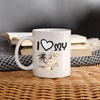 I Love My Spaniel Print Coffee/Tea Mug - white