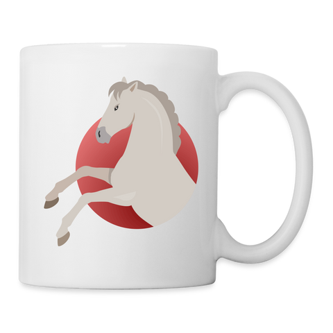 Arabian horse Print Coffee/Tea Mug - white