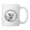 Cute Cardigan Welsh Corgi Print Coffee/Tea Mug - white