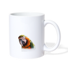 Catalina Macaw Print Coffee/Tea Mug - white