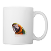 Catalina Macaw Print Coffee/Tea Mug - white