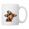 Cute Catalina Macaw Print Coffee/Tea Mug - white