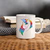 Unicorn Face Print Coffee/Tea Mug - white