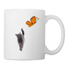 Russian Blue Cat Print Coffee/Tea Mug - white