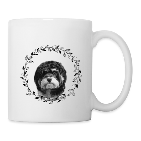 Cute Cavapoo Print Coffee/Tea Mug - white