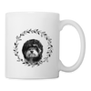 Cute Cavapoo Print Coffee/Tea Mug - white