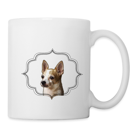 Chihuahua Print Coffee/Tea Mug - white