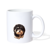 Cavapoo Print Coffee/Tea Mug - white