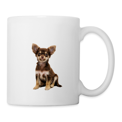 Cute Chihuahua Print Coffee/Tea Mug - white