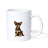 Cute Chihuahua Print Coffee/Tea Mug - white