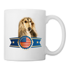 Afghan Hound Print Coffee/Tea Mug - white