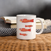 Gold Fish Print Coffee/Tea Mug - white