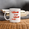 Gold Fish Print Coffee/Tea Mug - white