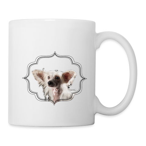 Chinese Crested Dog Print Coffee/Tea Mug - white