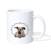 Chinook Dog Print Coffee/Tea Mug - white