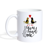 Love Bird You and Me Print Coffee/Tea Mug - white