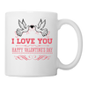 Happy Valentine's day Print Coffee/Tea Mug - white