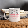 Happy Valentine's day Print Coffee/Tea Mug - white