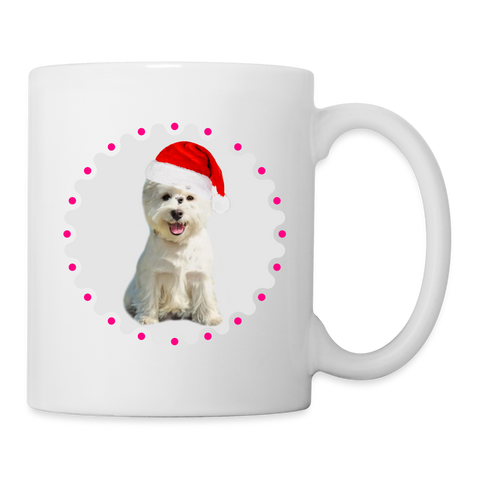 Westie Print Coffee/Tea Mug - white